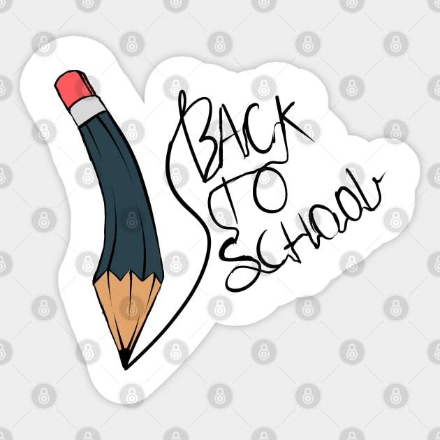 back to school Sticker by Amartwork